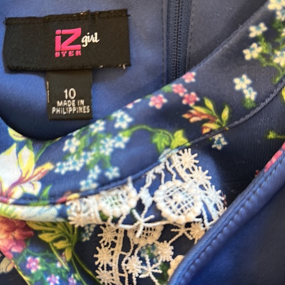 IZ Byer Girl Floral Dress - Picture 4 of 5